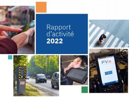 Couverture du rapport d'activité 2022 de l'agence