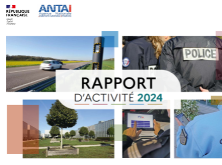 Couverture du rapport d'activité 2024 de l'ANTAI